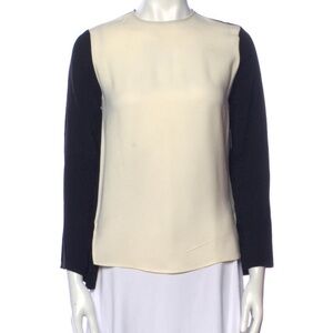 XXS/XS Stella McCartney Cream and Black Blouse